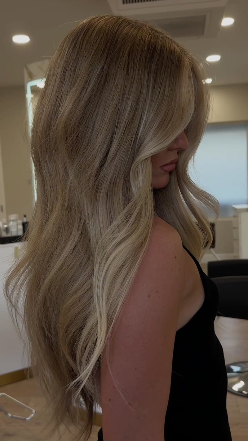 Dimensional blonde in motion