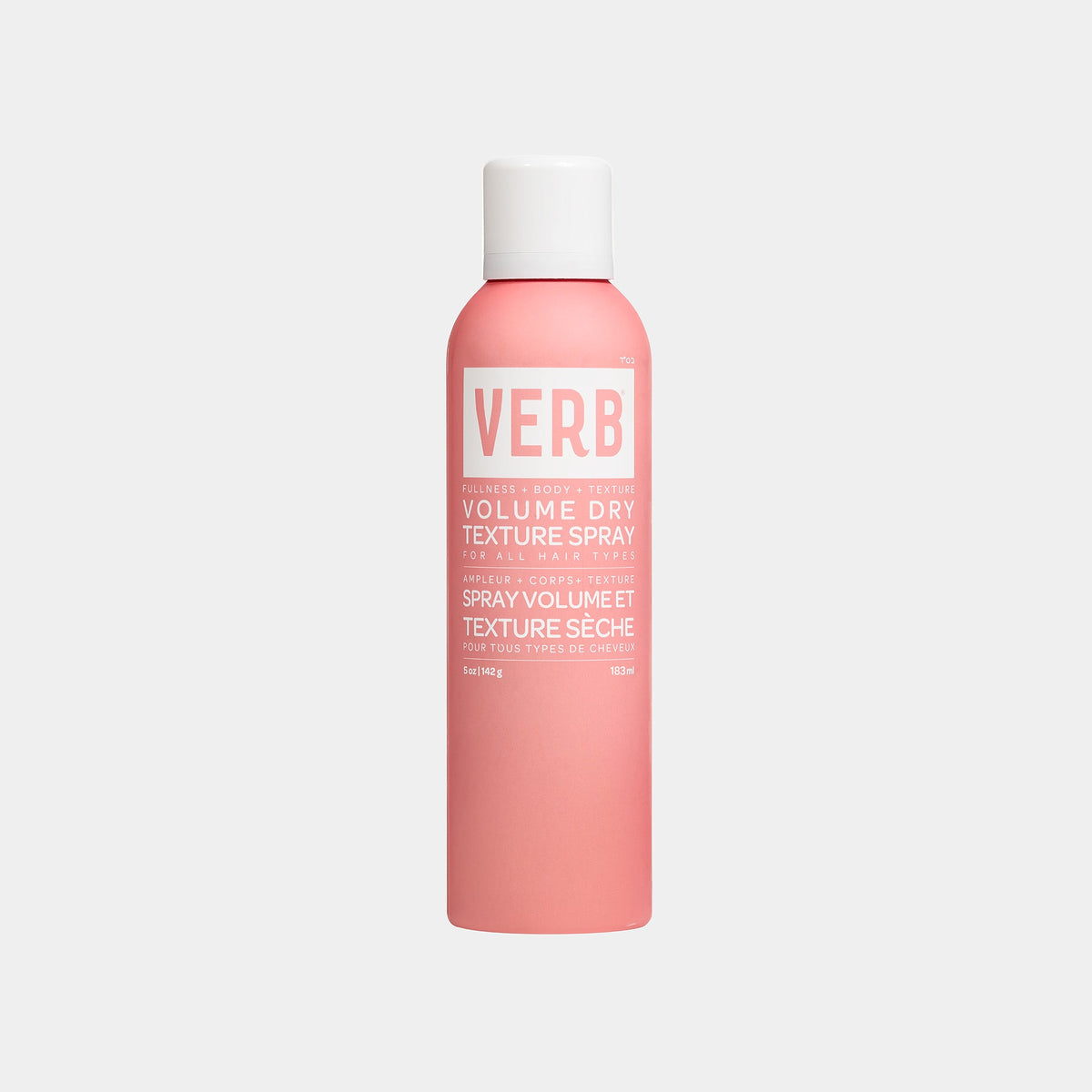 VERB Volume Dry Texture Spray 5 oz pink can