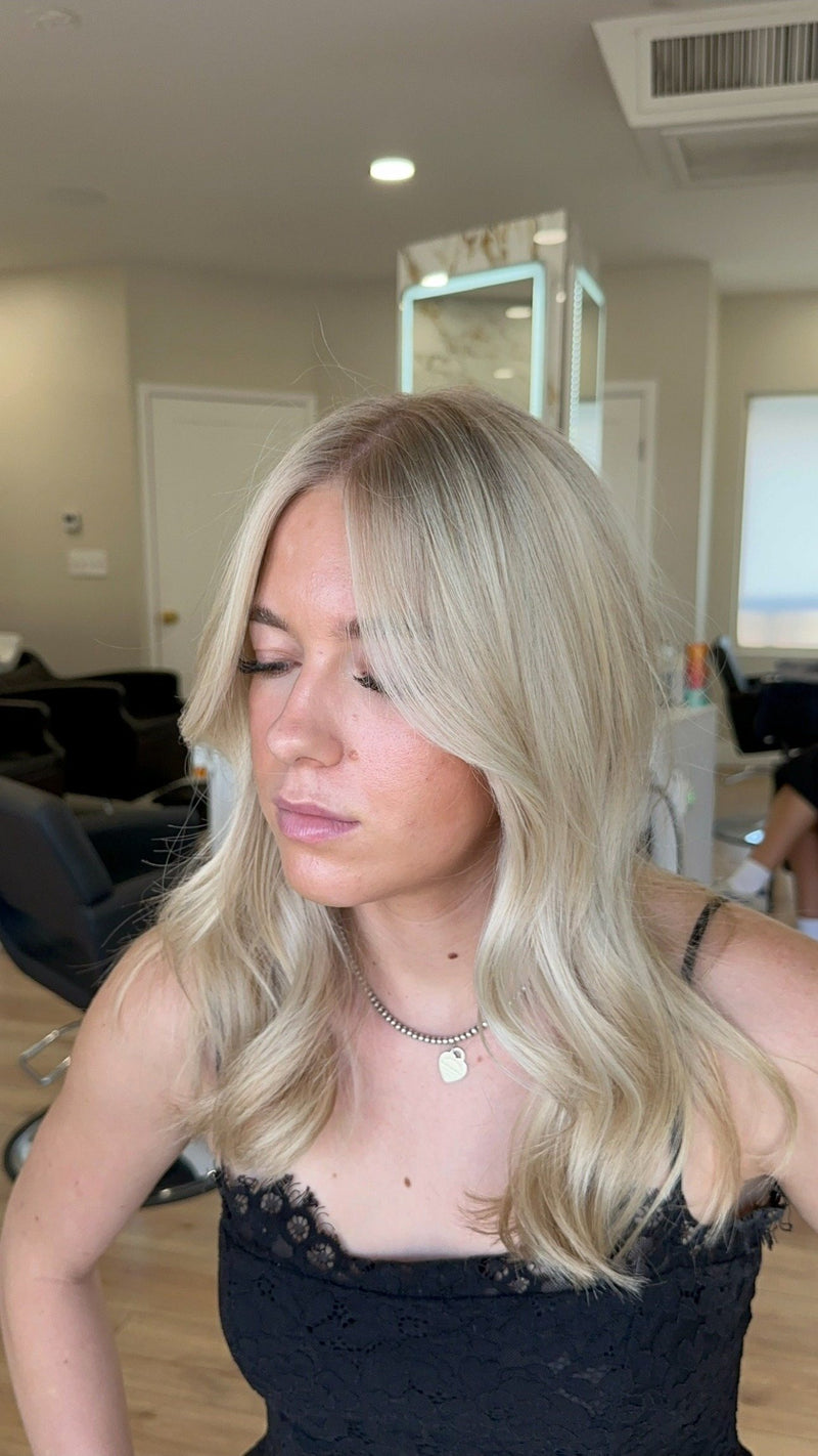 Bright icy blonde