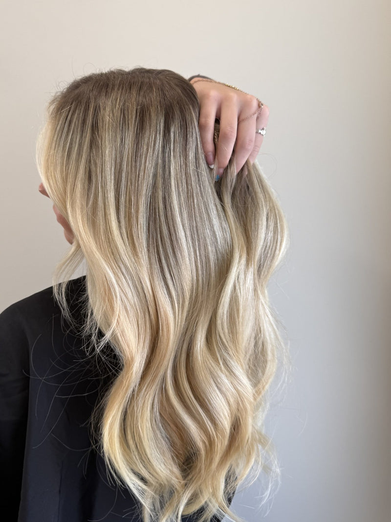 Dimensional blonde balayage