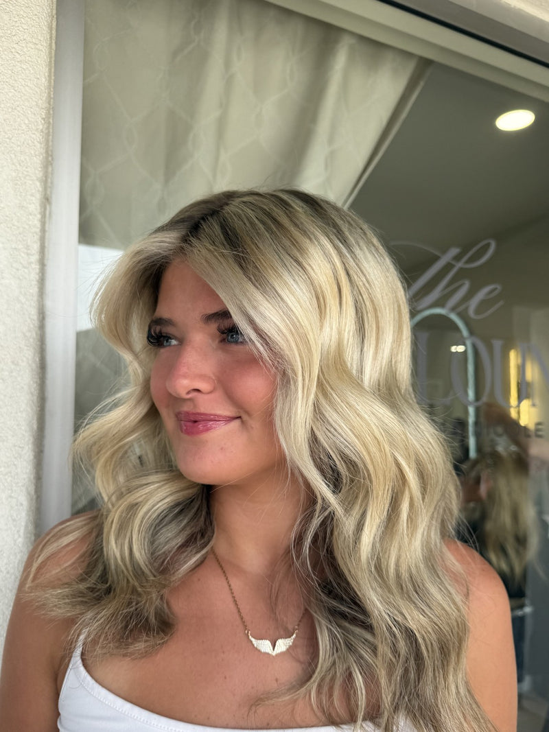 Lived-in golden blonde