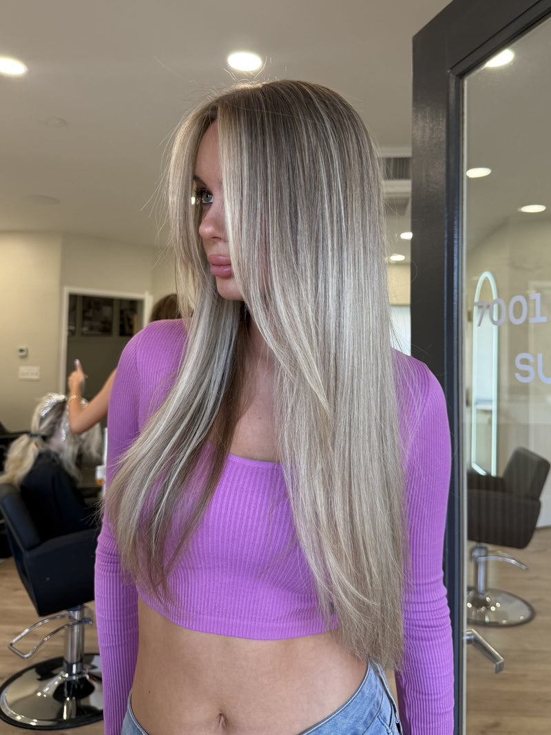 Bright icy blonde