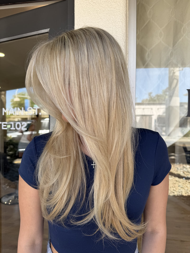 Golden blonde layers