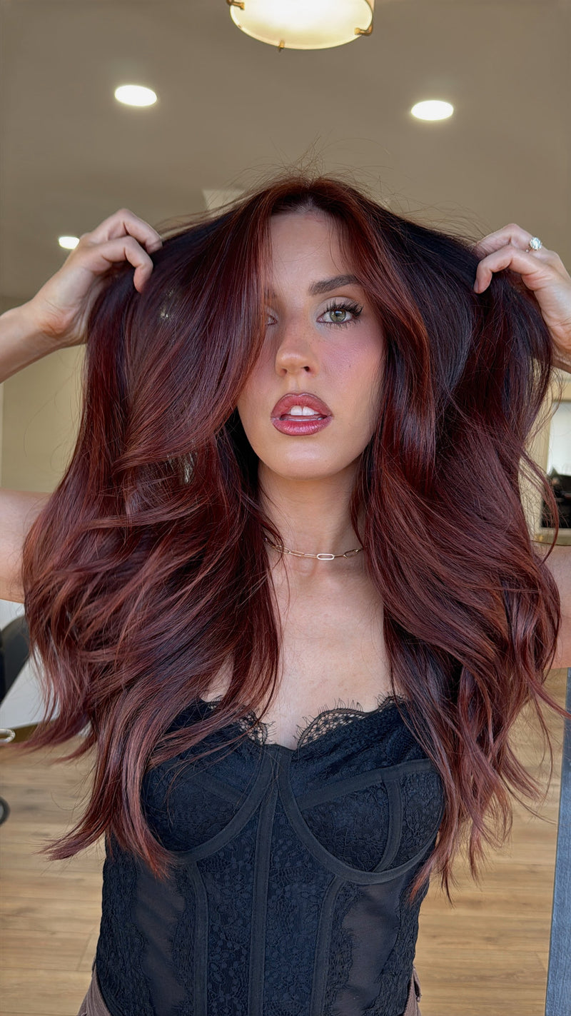 Deep cherry red