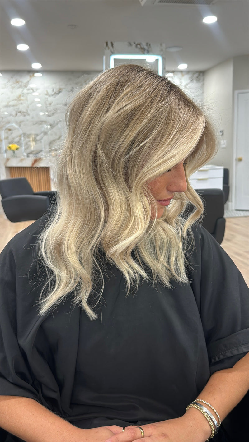 Sun-kissed blonde waves
